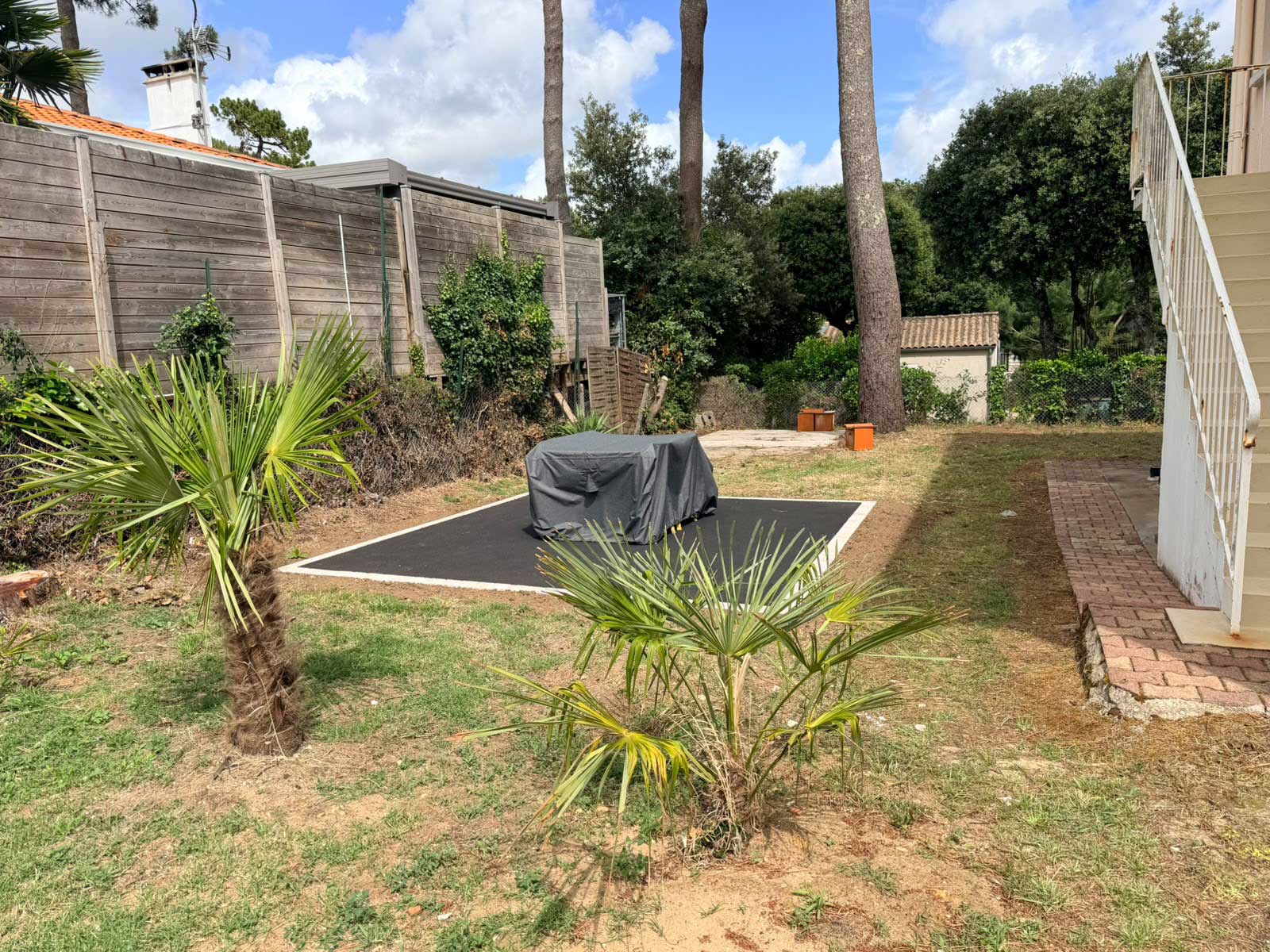 Photos de nos aménagements extérieurs : cours, allées et terrassement