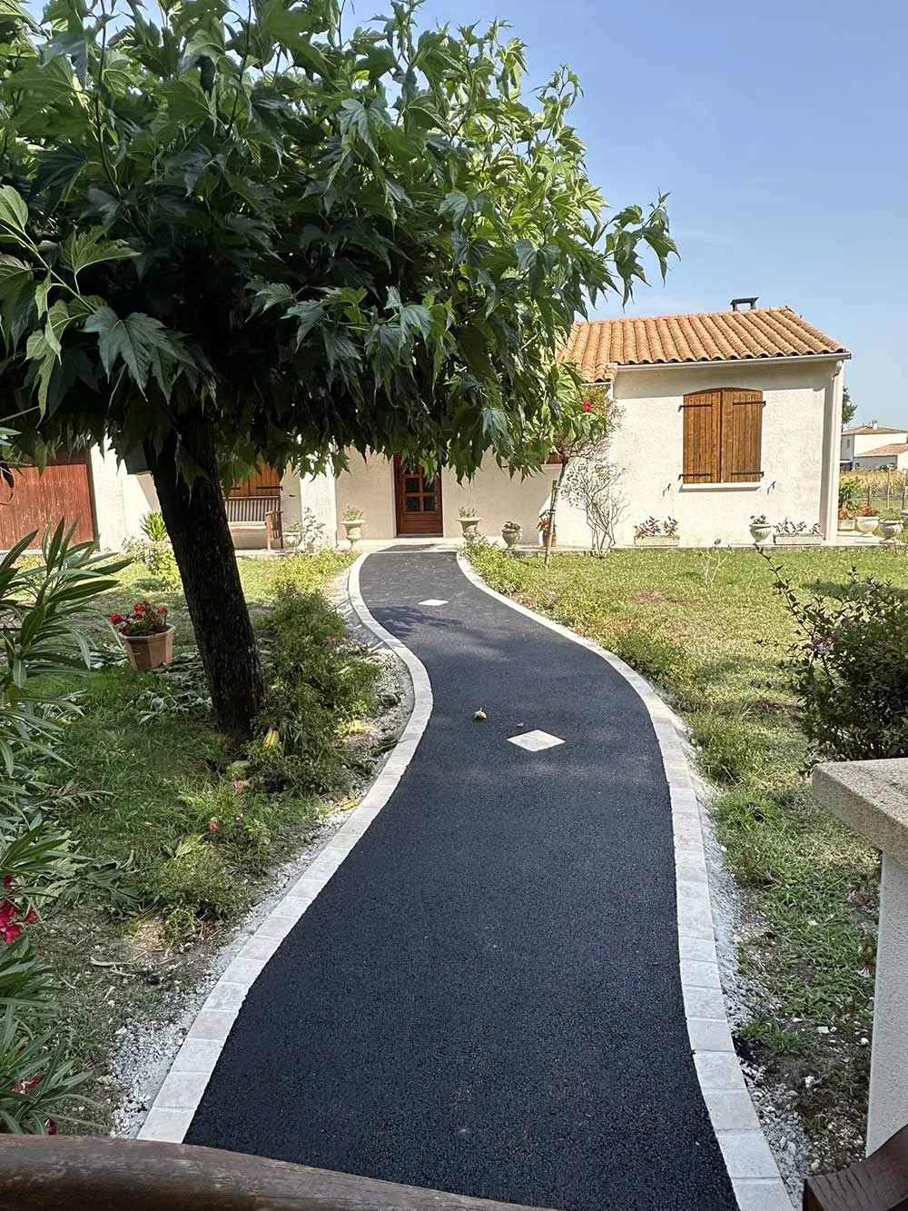 Détail de réalisation : Enrobé
