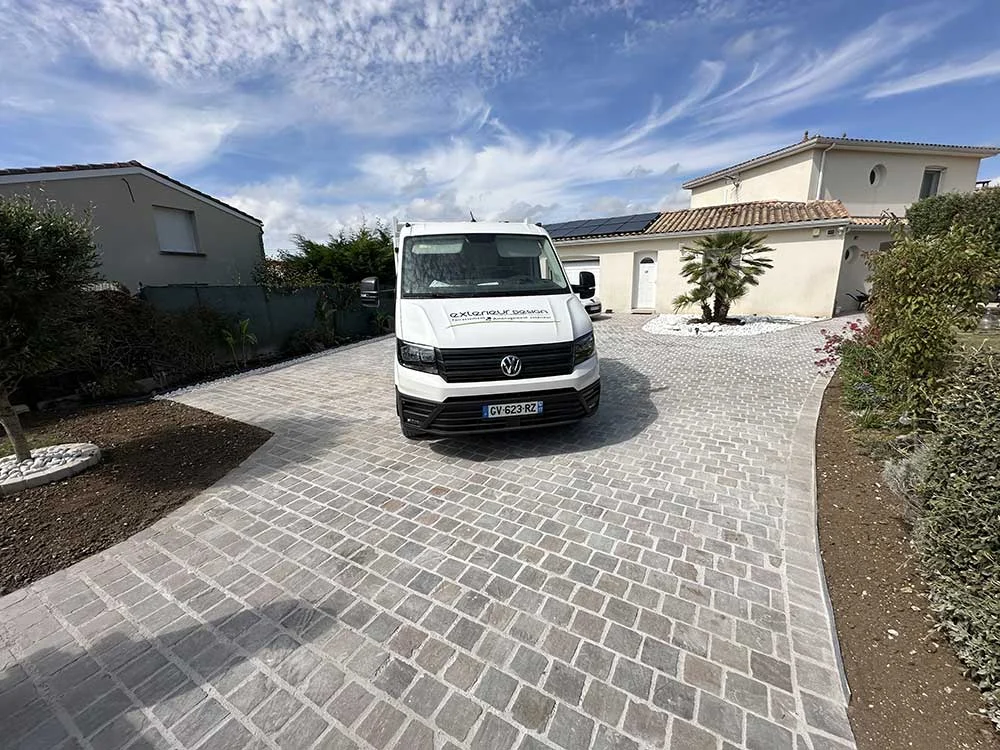 Détail de réalisation : Pavage